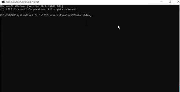 Command Prompt with file loc