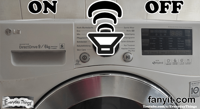 How to Turn On or Off the sound - Beep on the LG washing machine