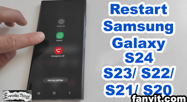 How to Restart Your Samsung Galaxy Smartphone