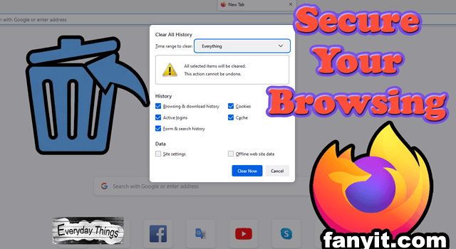 How to Permanently Delete Browsing History in Mozilla Firefox